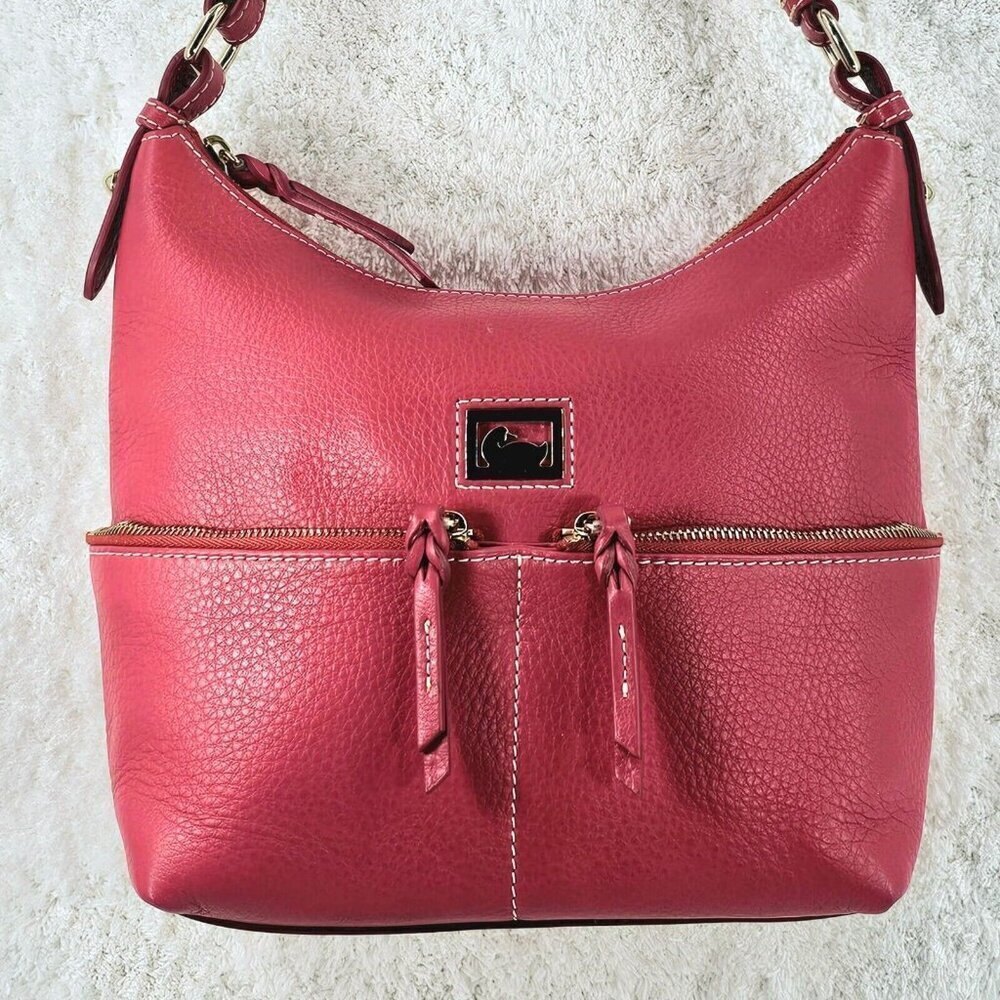 Dooney & Bourke Red Leather Shoulder Bag